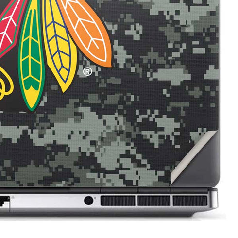 NHL Chicago Blackhawks Camo Dell Precision Skin