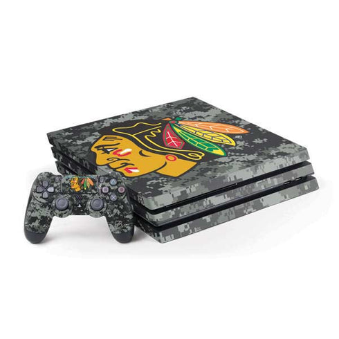 NHL Chicago Blackhawks Camo PlayStation PS4 Skins