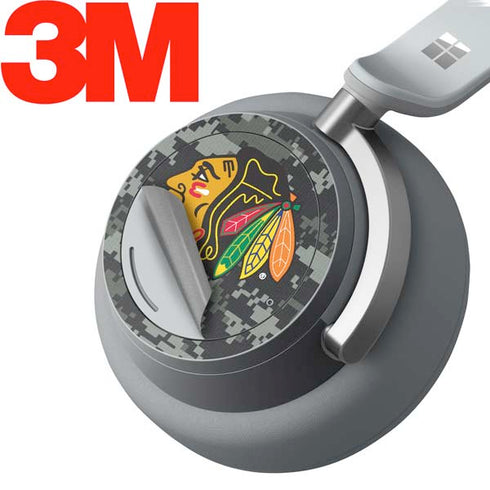 NHL Chicago Blackhawks Camo Surface Headphones Skin