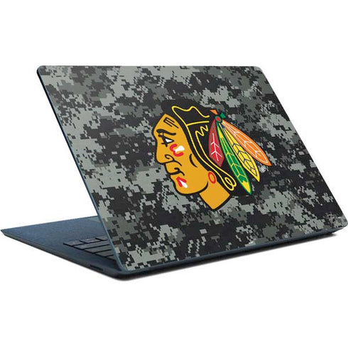 NHL Chicago Blackhawks Camo Surface Laptop Skin