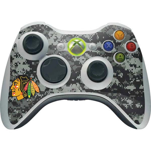 NHL Chicago Blackhawks Camo Xbox 360 Wireless Controller Skin