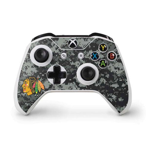 NHL Chicago Blackhawks Camo Xbox One S Controller Skin