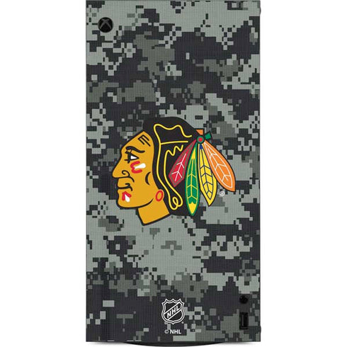 NHL Chicago Blackhawks Camo XBox Series X Digital Edition Console Skin