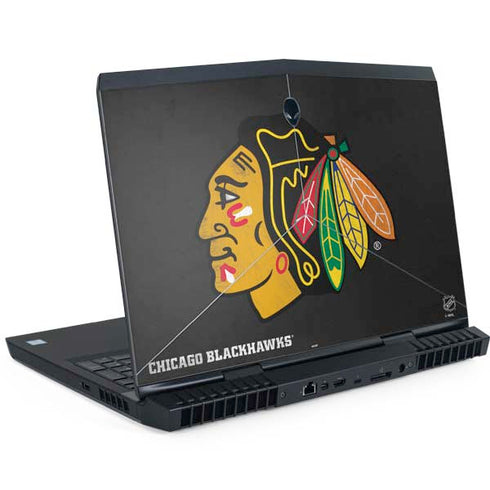 NHL Chicago Blackhawks Distressed Dell Alienware Skin