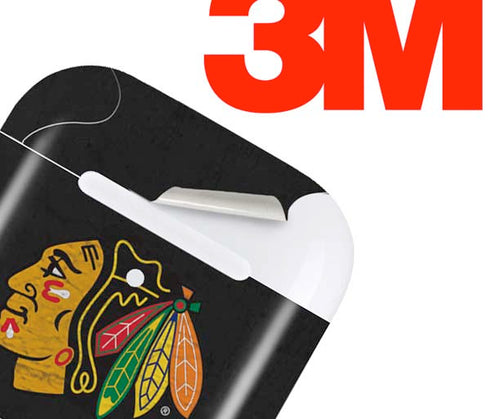 NHL Chicago Blackhawks Distressed Apple AirPods 2 Skin