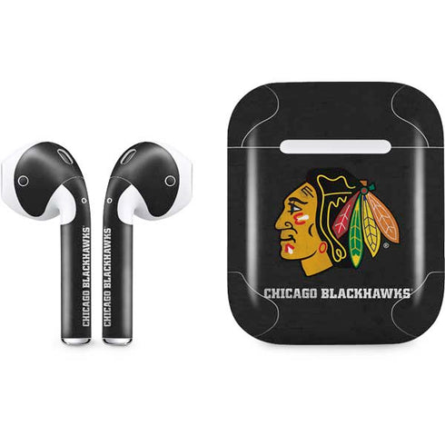 NHL Chicago Blackhawks Distressed Apple AirPods Skin