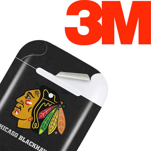 NHL Chicago Blackhawks Distressed Apple AirPods Skin