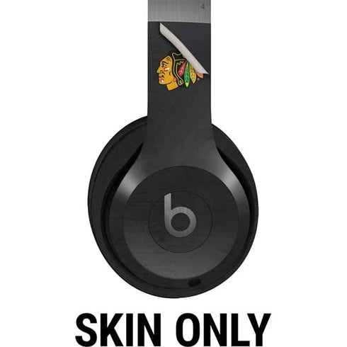 NHL Chicago Blackhawks Distressed Beats Solo 4 Wireless Headphones Skin