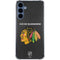 NHL Chicago Blackhawks Distressed Galaxy A35 5G Clear Case