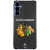 NHL Chicago Blackhawks Distressed Galaxy A35 5G Clear Case
