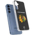 NHL Chicago Blackhawks Distressed Galaxy A55 5G Clear Case