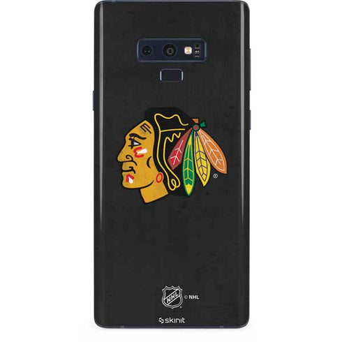 NHL Chicago Blackhawks Distressed Galaxy Note 9 Skin