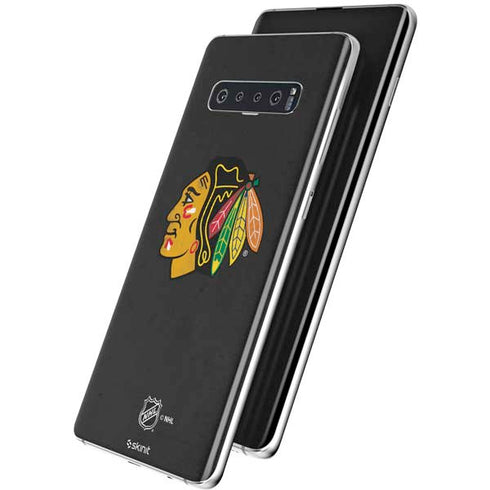 NHL Chicago Blackhawks Distressed Galaxy S10 Skin