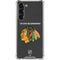 NHL Chicago Blackhawks Distressed Galaxy S24 FE Clear Case