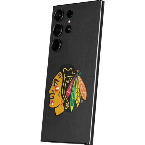 NHL Chicago Blackhawks Distressed Galaxy S25 Ultra Skin