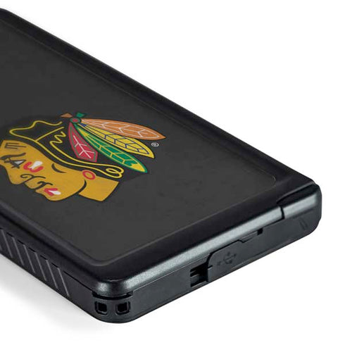 NHL Chicago Blackhawks Distressed Galaxy S24 Ultra Waterproof Case