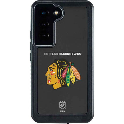 NHL Chicago Blackhawks Distressed Galaxy S24 Waterproof Case