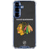 NHL Chicago Blackhawks Distressed Galaxy S25 FE Clear Case