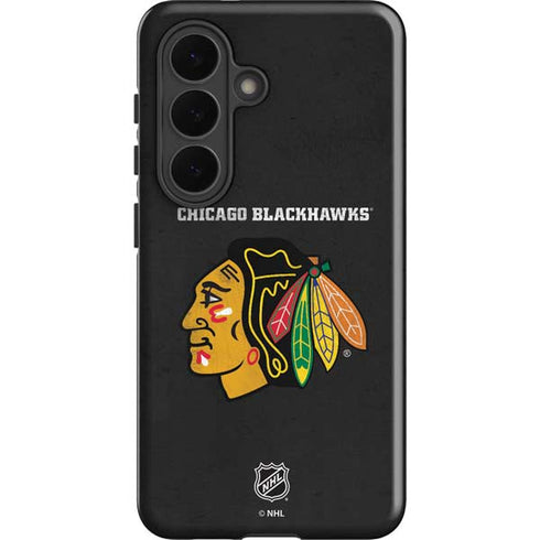 NHL Chicago Blackhawks Distressed Galaxy S26 Impact Case