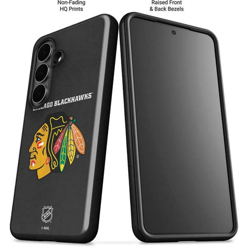 NHL Chicago Blackhawks Distressed Galaxy S26 Impact Case