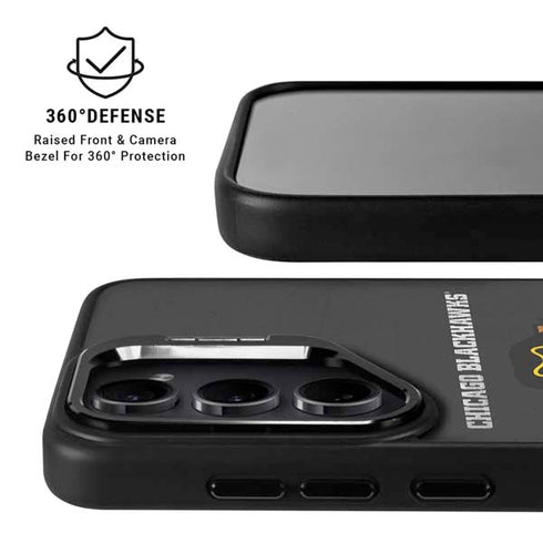 NHL Chicago Blackhawks Distressed Galaxy S26 Kickstand Case
