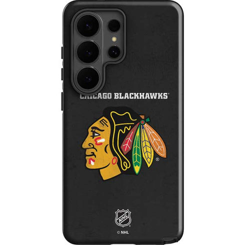 NHL Chicago Blackhawks Distressed Galaxy S26 Ultra Impact Case