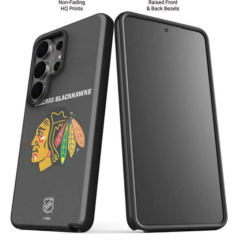 NHL Chicago Blackhawks Distressed Galaxy S26 Ultra Impact Case