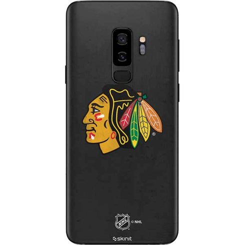 NHL Chicago Blackhawks Distressed Galaxy S9 Plus Skin