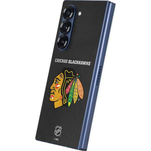 NHL Chicago Blackhawks Distressed Galaxy Z Fold6 Skin