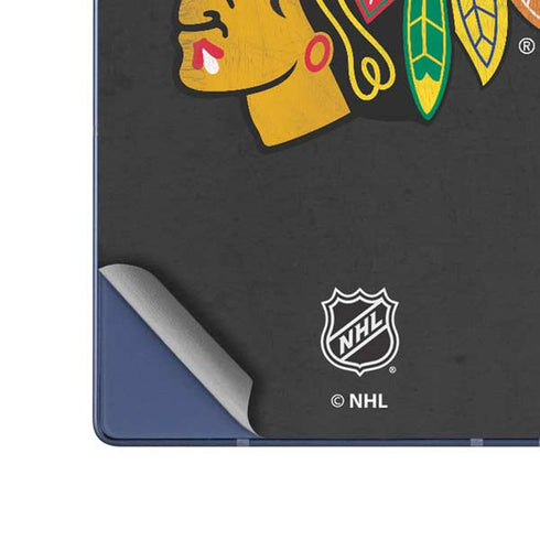NHL Chicago Blackhawks Distressed Galaxy Z Fold6 Skin