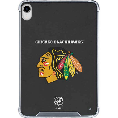NHL Chicago Blackhawks Distressed iPad 11th Gen (2025) Clear Case