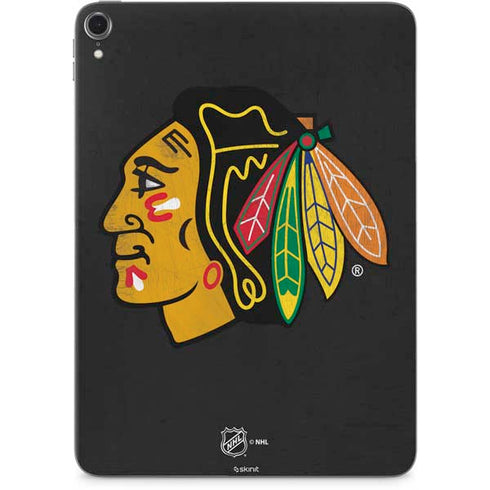 NHL Chicago Blackhawks Distressed Apple iPad Pro Skin