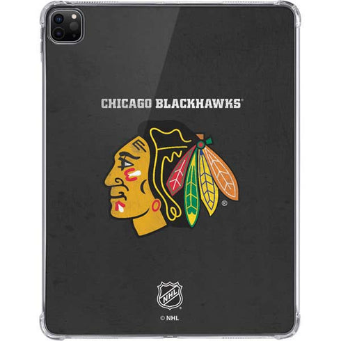 NHL Chicago Blackhawks Distressed iPad Pro 11in (2024) Clear Case