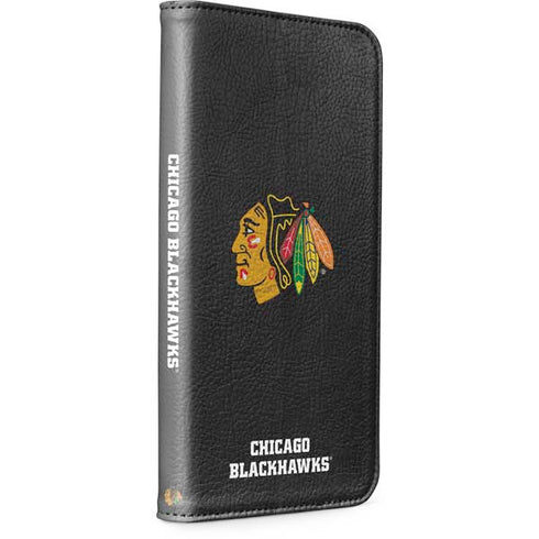 NHL Chicago Blackhawks Distressed iPhone 15 Plus Folio Case