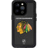 NHL Chicago Blackhawks Distressed iPhone 15 Pro Waterproof Case
