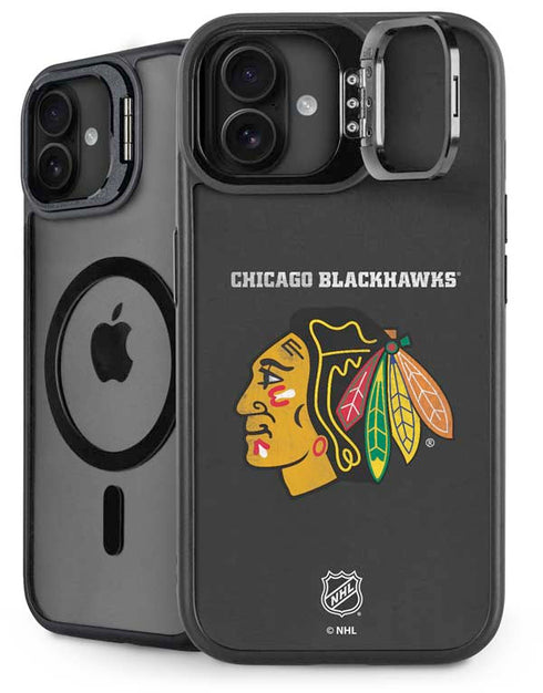 NHL Chicago Blackhawks Distressed iPhone 16 Kickstand Case