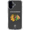 NHL Chicago Blackhawks Distressed iPhone 16 Plus Clear Case
