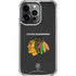 NHL Chicago Blackhawks Distressed iPhone 16 Pro Clear Case