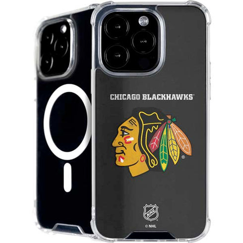 NHL Chicago Blackhawks Distressed iPhone 16 Pro MagSafe Case