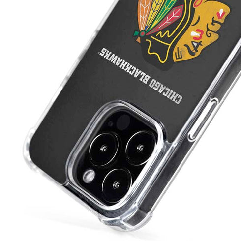 NHL Chicago Blackhawks Distressed iPhone 16 Pro MagSafe Case
