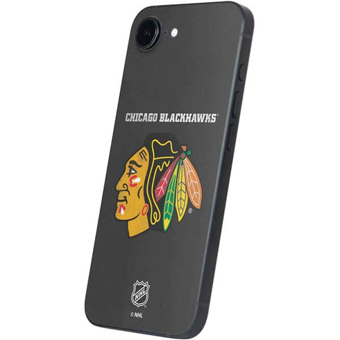 NHL Chicago Blackhawks Distressed iPhone 16e Skin