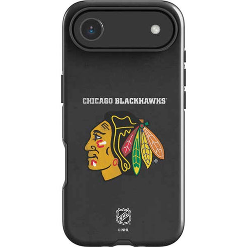 NHL Chicago Blackhawks Distressed iPhone 17 Air Impact Case