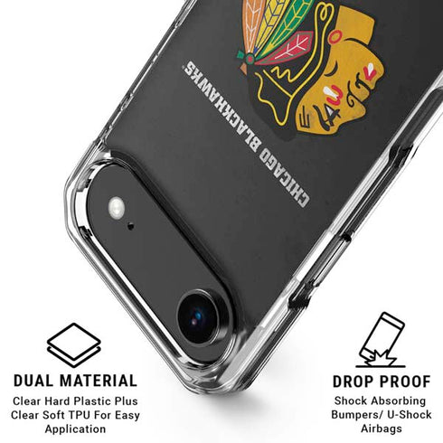 NHL Chicago Blackhawks Distressed iPhone 17 Air MagSafe Case