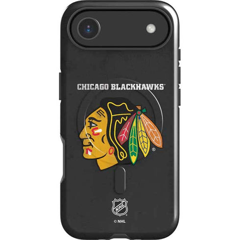 NHL Chicago Blackhawks Distressed iPhone 17 Air Magsafe Impact Case