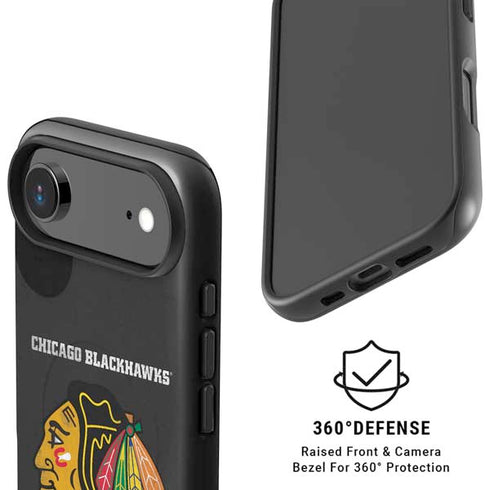 NHL Chicago Blackhawks Distressed iPhone 17 Air Magsafe Impact Case