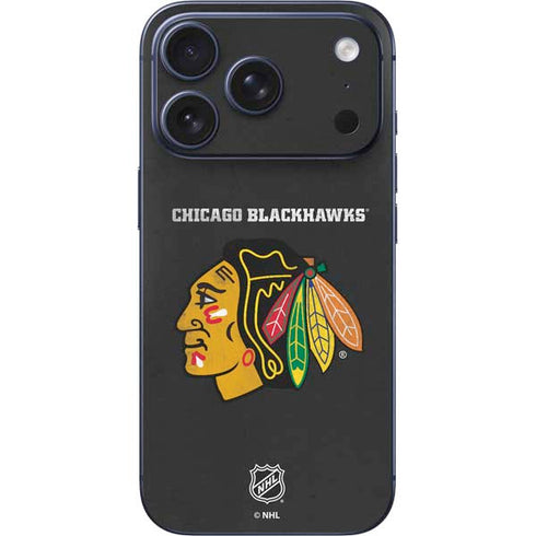 NHL Chicago Blackhawks Distressed iPhone 17 Pro Max Skin