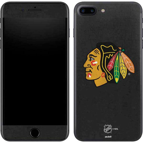NHL Chicago Blackhawks Distressed iPhone 8 Plus Skin