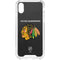 NHL Chicago Blackhawks Distressed iPhone XS Clear Case