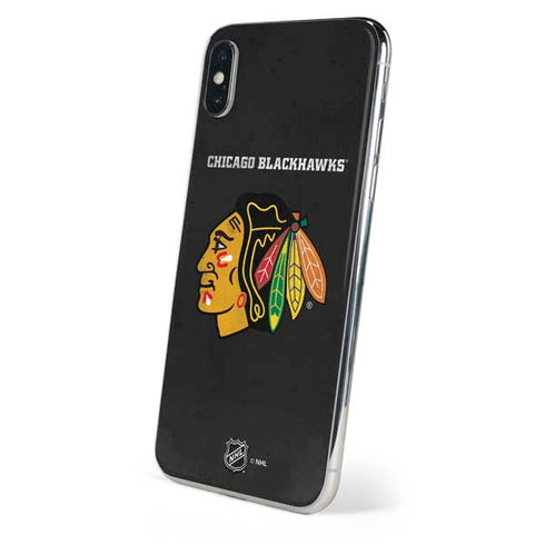 NHL Chicago Blackhawks Distressed iPhone XS Max Skin