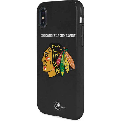 NHL Chicago Blackhawks Distressed iPhone XS Pro Case